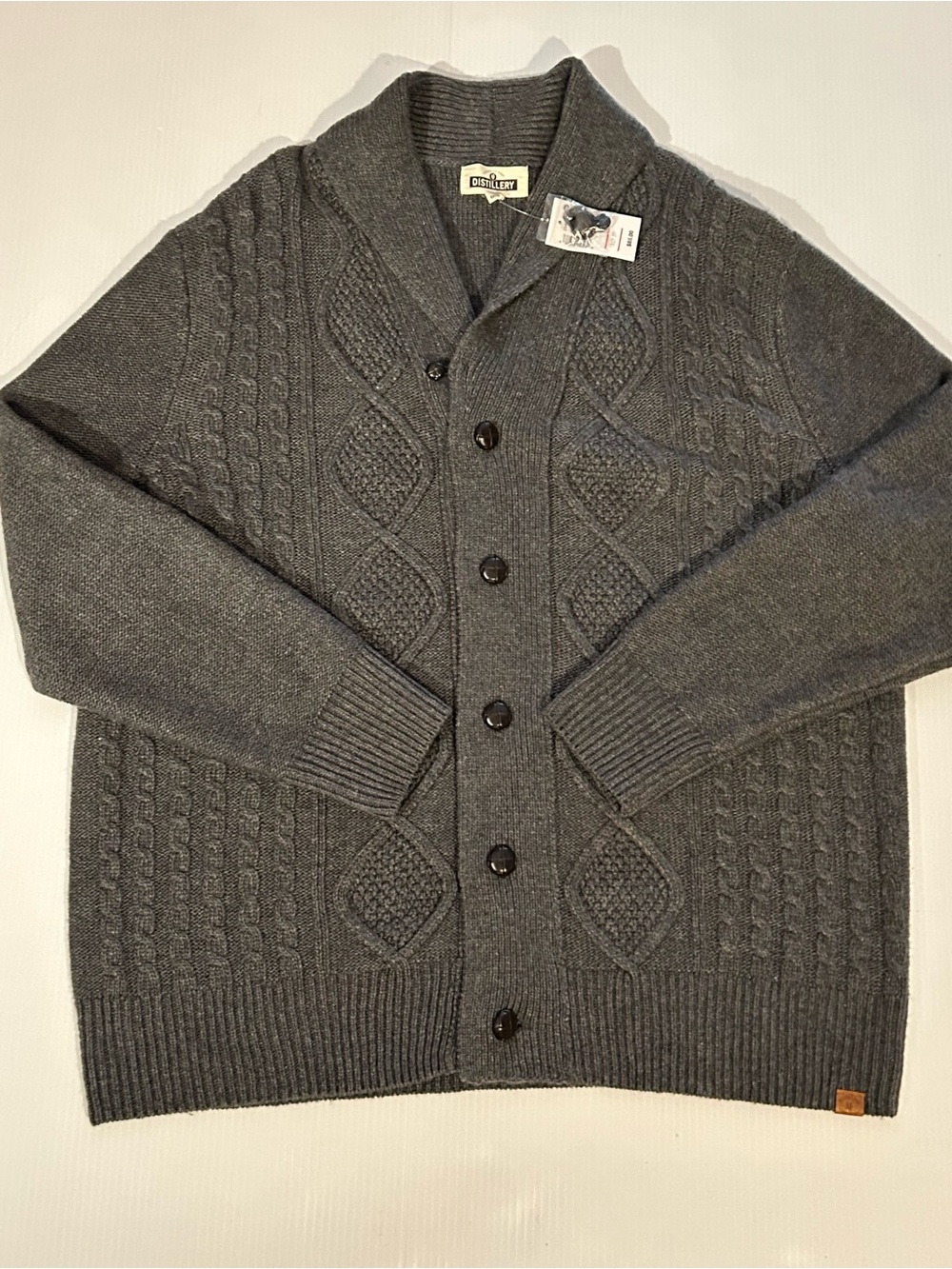 Men’s XXL Cardigan 30% wool
